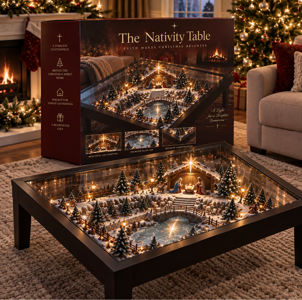 Nativity Table™ — Night In Bethlehem